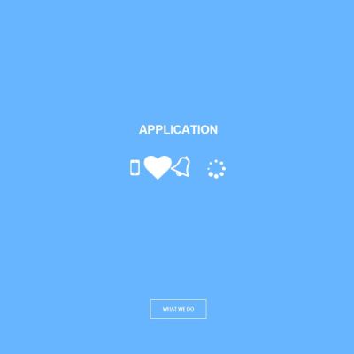 Pagina Applicationdel sito internet di Odos Soft