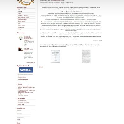 Pagina La Storia del sito internet di Rapino Teramo