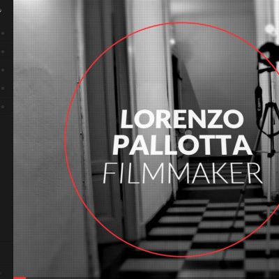 Pagina home da smartphone del Sito Web di Lorenzo Pallotta filmmaker