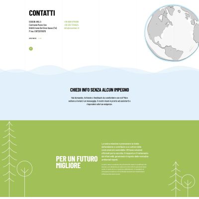 Pagina contatti del Sito Web ESSEBI Isola del Gran Sasso Teramo Abruzzo