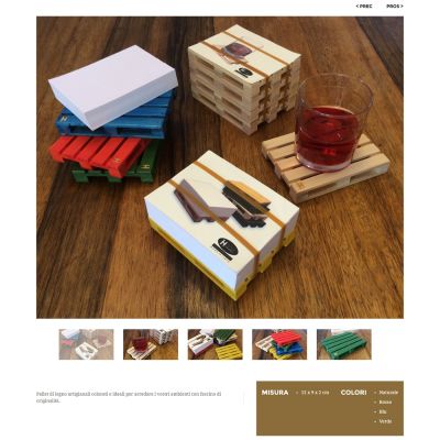 Pagina prodotti pallet del Sito Web Home Stone Italy lavorazione pietre Teramo